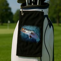 Speck Trout Fish Golf Towel