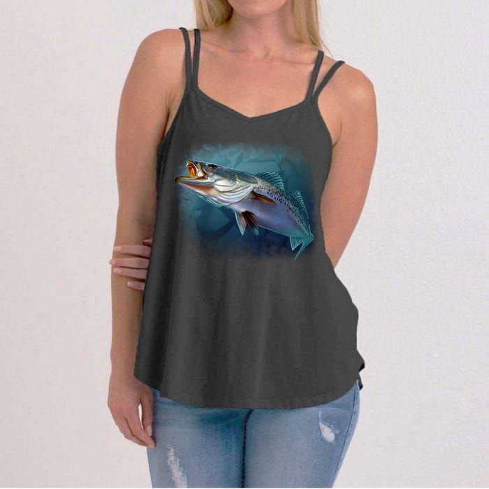 Speck Trout Fish Women's Strappy Tank