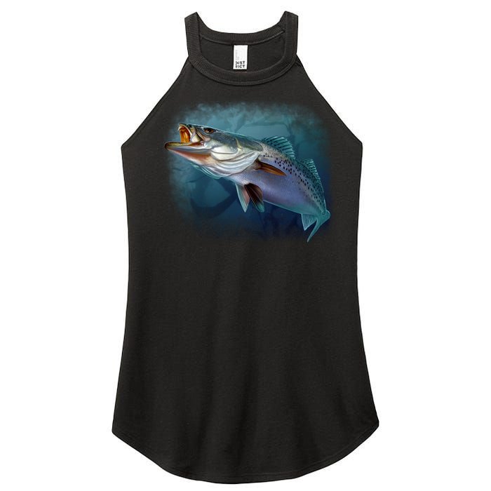 Speck Trout Fish Women's Perfect Tri Rocker Tank