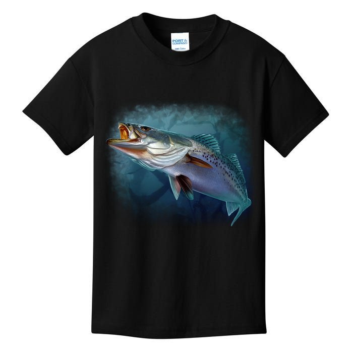 Speck Trout Fish Kids T-Shirt