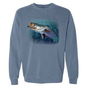 Speck Trout Fish Garment-Dyed Sweatshirt