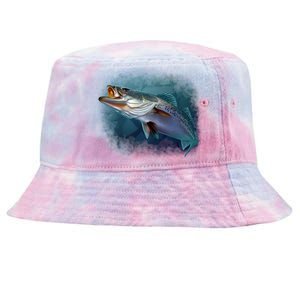 Speck Trout Fish Tie-Dyed Bucket Hat