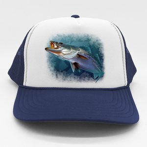 Speck Trout Fish Trucker Hat