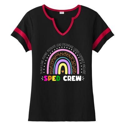 Sped Crew Special Ed Ladies Halftime Notch Neck Tee