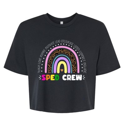 Sped Crew Special Ed Bella+Canvas Jersey Crop Tee