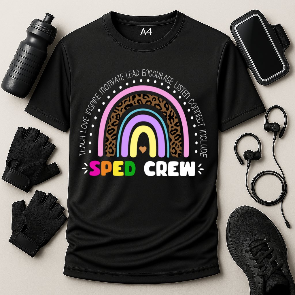 Sped Crew Special Ed Cooling Performance Crew T-Shirt