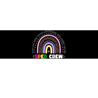 Sped Crew Special Ed Bumper Sticker