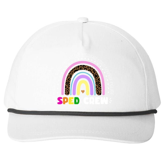 Sped Crew Special Ed Snapback Five-Panel Rope Hat