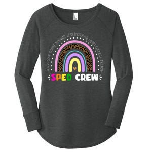 Sped Crew Special Ed Women's Perfect Tri Tunic Long Sleeve Shirt