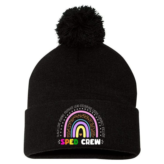 Sped Crew Special Ed Pom Pom 12in Knit Beanie