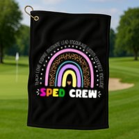 Sped Crew Special Ed Golf Towel