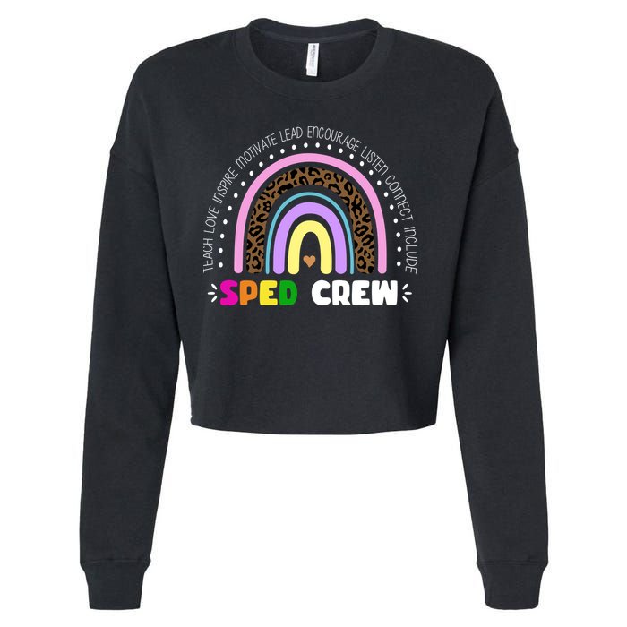 Sped Crew Special Ed Cropped Pullover Crew