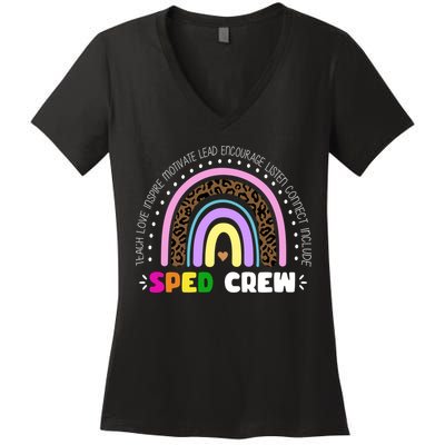 Sped Crew Special Ed Women's V-Neck T-Shirt