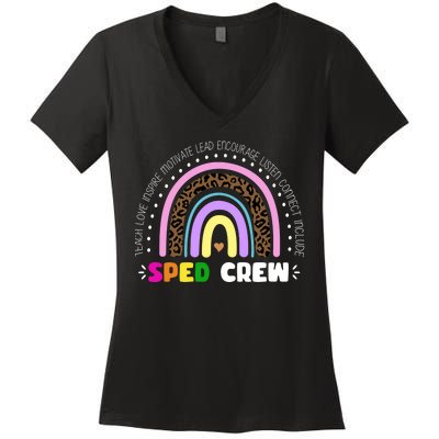 Sped Crew Special Ed Women's V-Neck T-Shirt