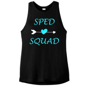 Sped Squad Special Education Teacher Ladies PosiCharge Tri-Blend Wicking Tank