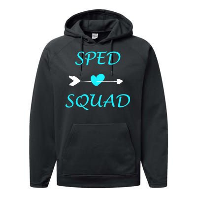 Sped Squad Special Education Teacher Performance Fleece Hoodie