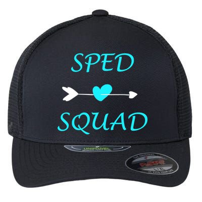 Sped Squad Special Education Teacher Flexfit Unipanel Trucker Cap