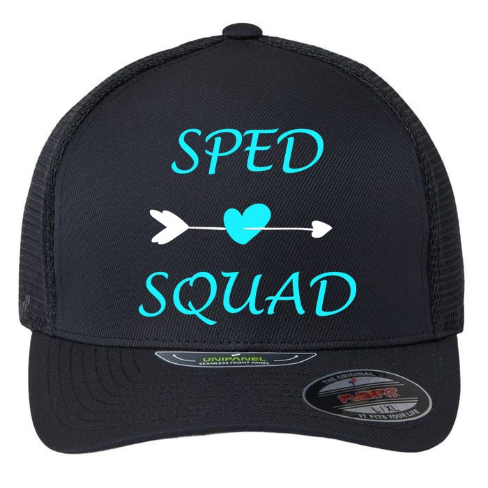 Sped Squad Special Education Teacher Flexfit Unipanel Trucker Cap