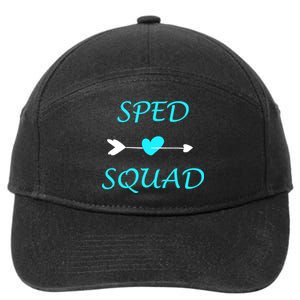 Sped Squad Special Education Teacher 7-Panel Snapback Hat