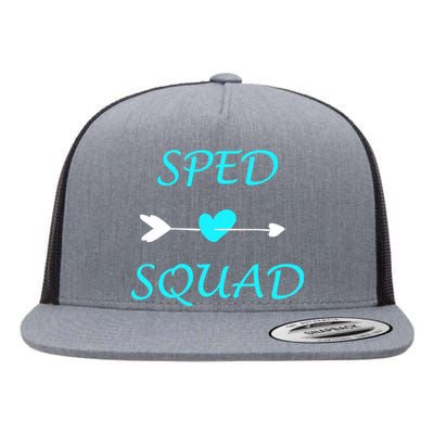 Sped Squad Special Education Teacher Flat Bill Trucker Hat