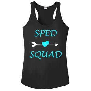 Sped Squad Special Education Teacher Ladies PosiCharge Competitor Racerback Tank