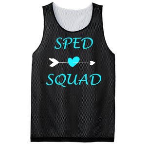 Sped Squad Special Education Teacher Mesh Reversible Basketball Jersey Tank