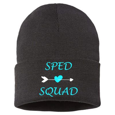 Sped Squad Special Education Teacher Sustainable Knit Beanie