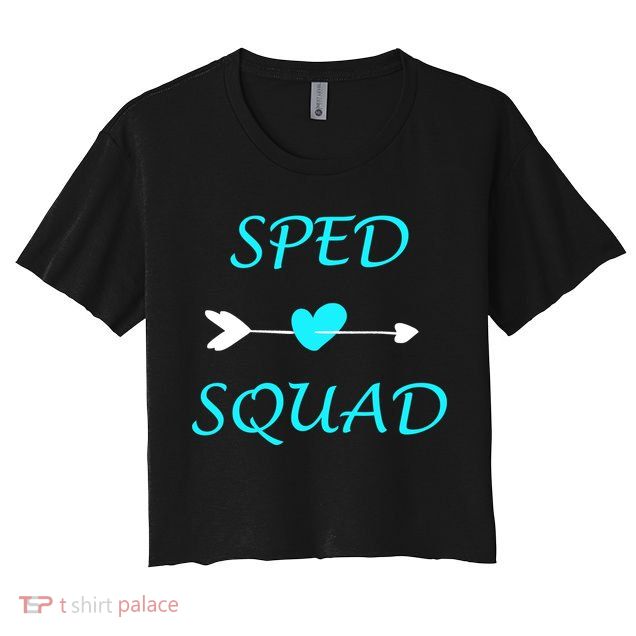 Sped Squad Special Education Teacher Crop Top
