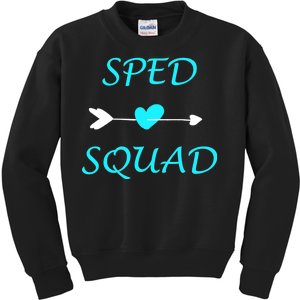 Sped Squad Special Education Teacher Kids Sweatshirt