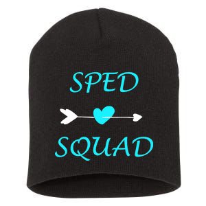 Sped Squad Special Education Teacher Short Acrylic Beanie