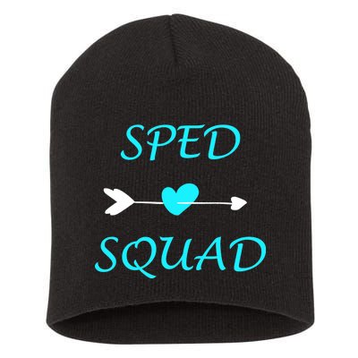 Sped Squad Special Education Teacher Short Acrylic Beanie