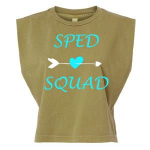 Sped Squad Special Education Teacher Garment-Dyed Women's Muscle Tee