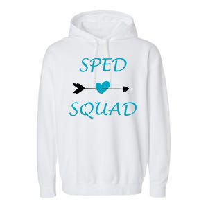 Sped Squad Special Education Teacher Garment-Dyed Fleece Hoodie