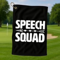Speech Squad Golf Towel