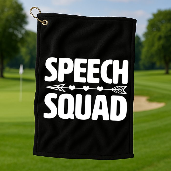 Speech Squad Golf Towel