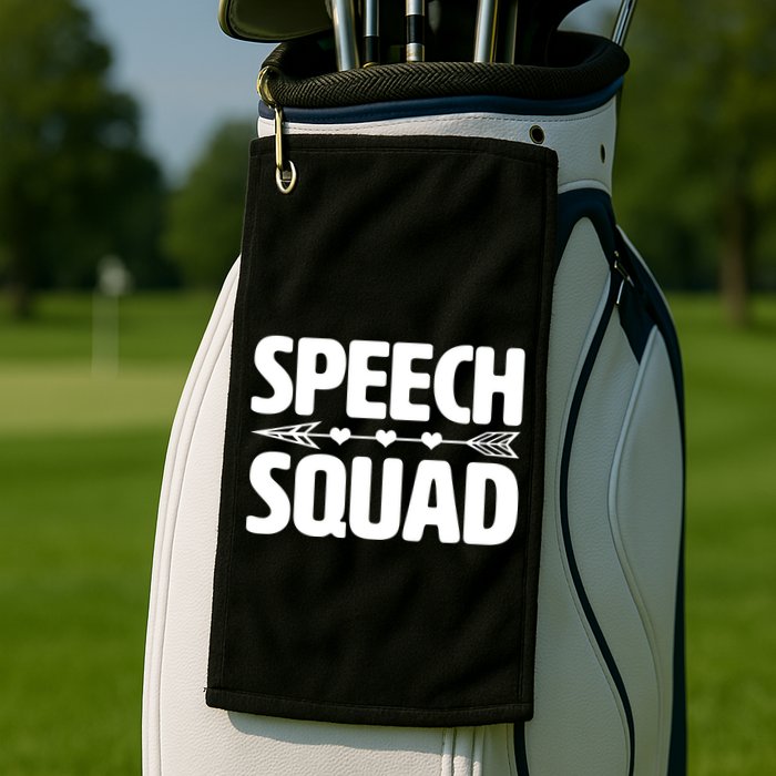 Speech Squad Golf Towel