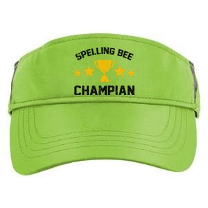 Spelling Bee Champian Funny Adult Drive Performance Visor