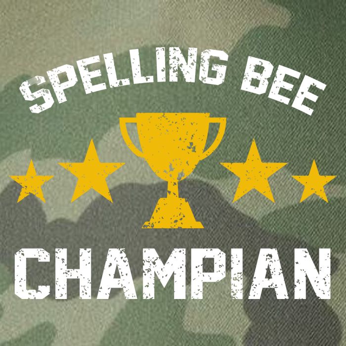 Spelling Bee Champian Funny Legacy Tie Dye Trucker Hat
