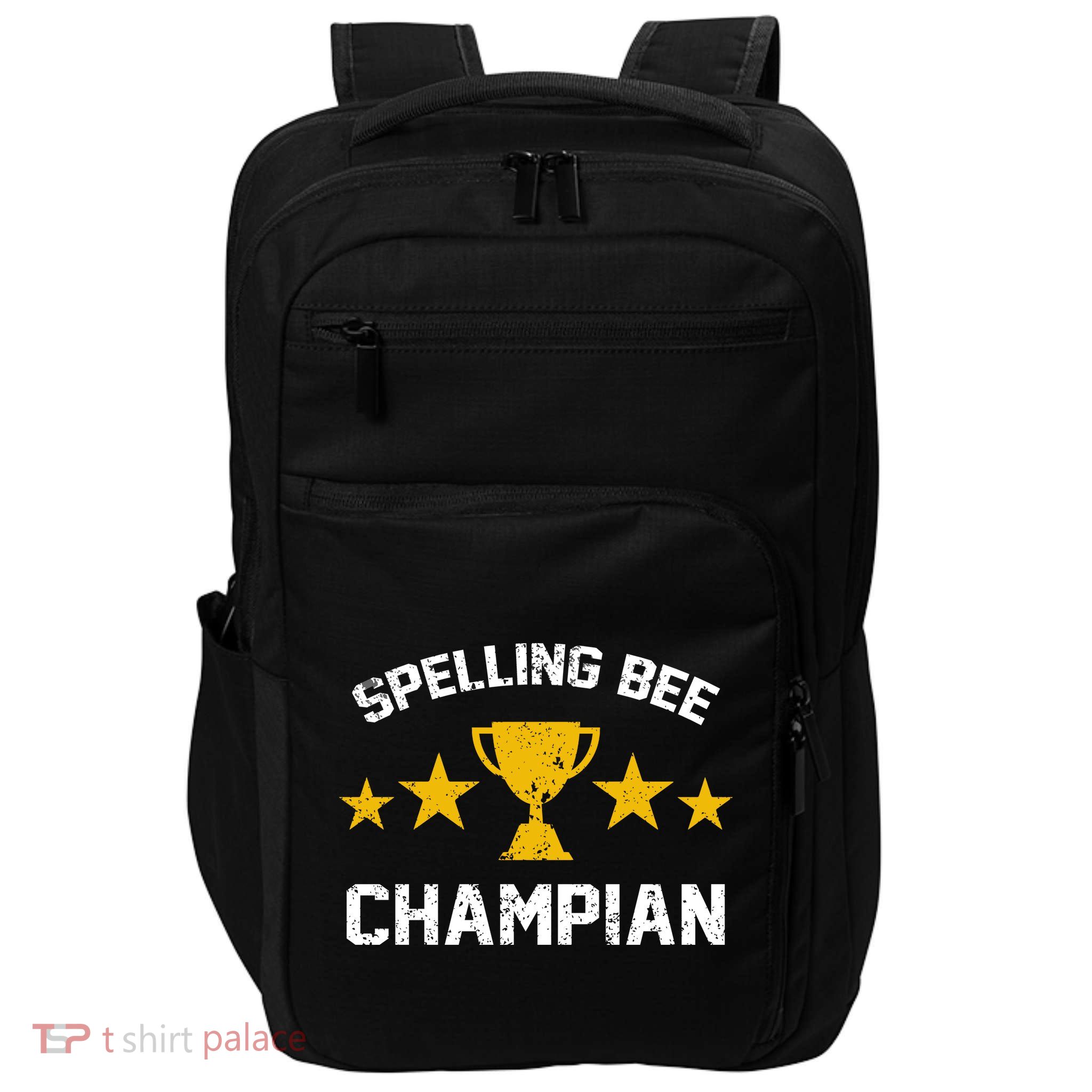 Spelling Bee Champian Funny Impact Tech Backpack