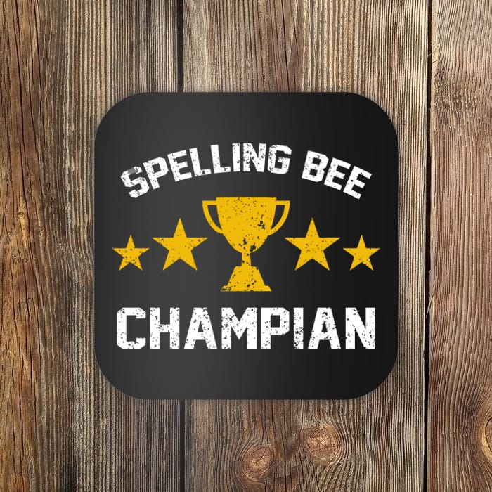 Spelling Bee Champian Funny Coaster