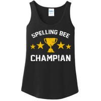 Spelling Bee Champian Funny Ladies Essential Tank