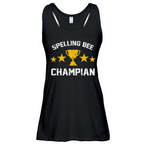 Spelling Bee Champian Funny Ladies Essential Flowy Tank