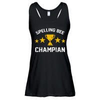 Spelling Bee Champian Funny Ladies Essential Flowy Tank