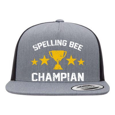 Spelling Bee Champian Funny Flat Bill Trucker Hat