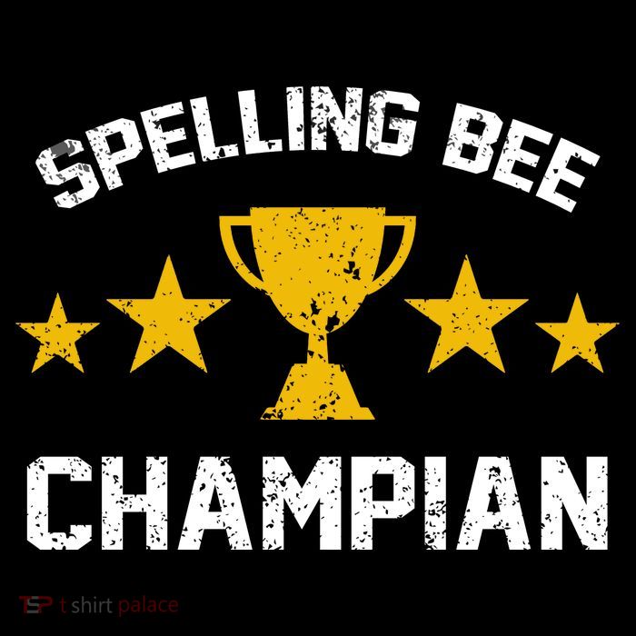Spelling Bee Champian Funny Poster