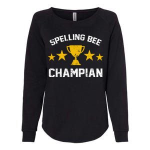 Spelling Bee Champian Funny Womens California Wash Sweatshirt