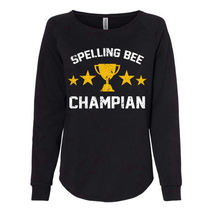 Spelling Bee Champian Funny Womens California Wash Sweatshirt