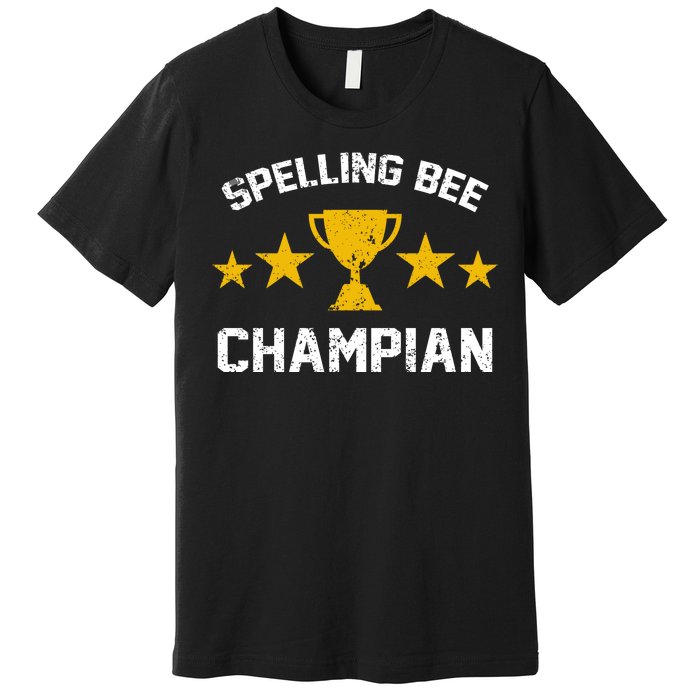 Spelling Bee Champian Funny Premium T-Shirt