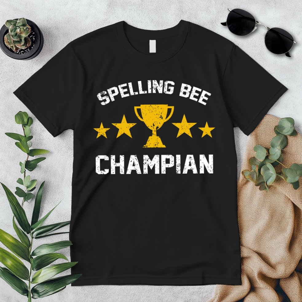 Spelling Bee Champian Funny Premium T-Shirt