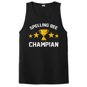 Spelling Bee Champian Funny PosiCharge Competitor Tank